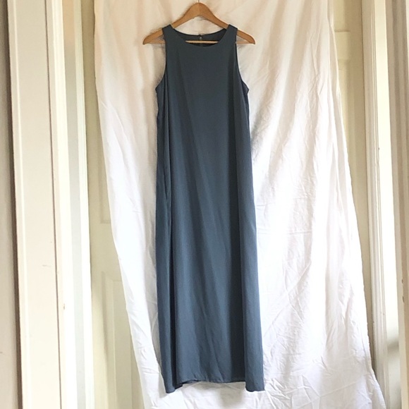 Noel Asmar steel blue slip dress - Picture 11 of 12
